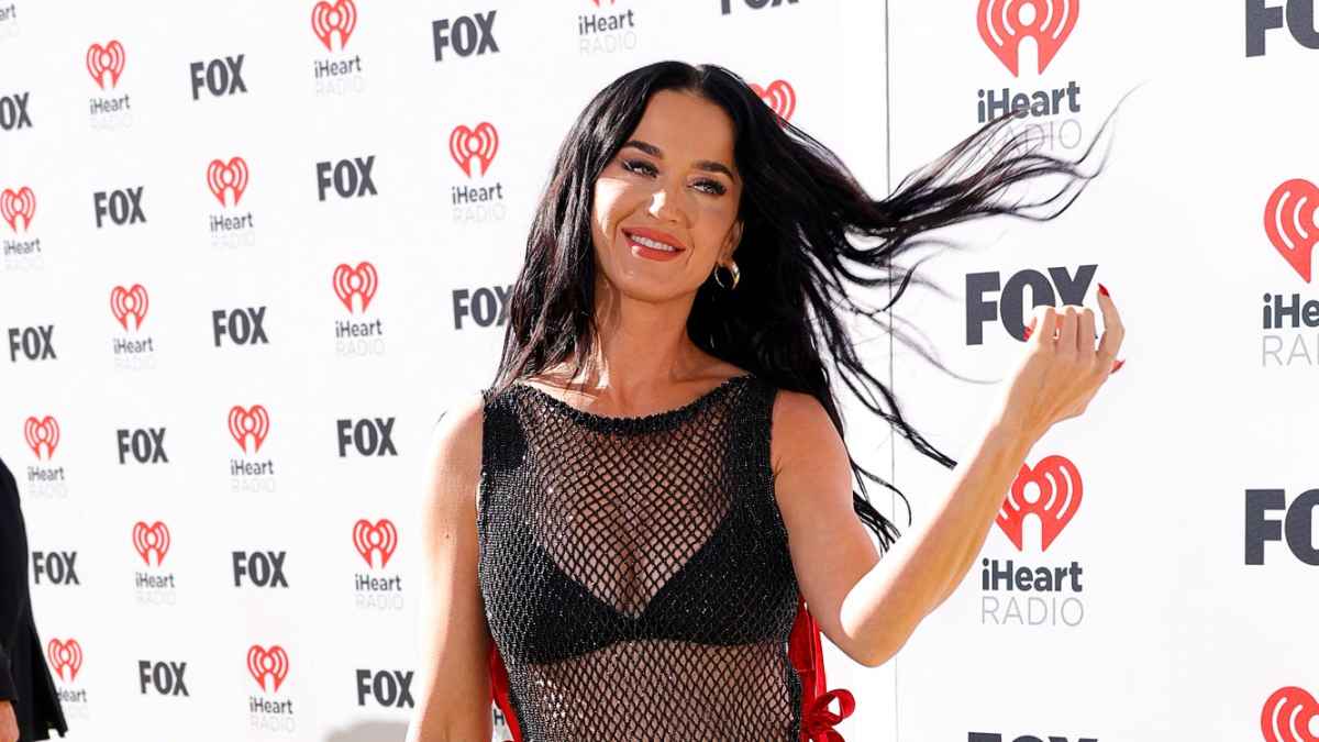 katy perry see thru crochet dress Perry's Ab-Baring Sheer Holiday Sequin Gown Katy Perry Says She Can't
