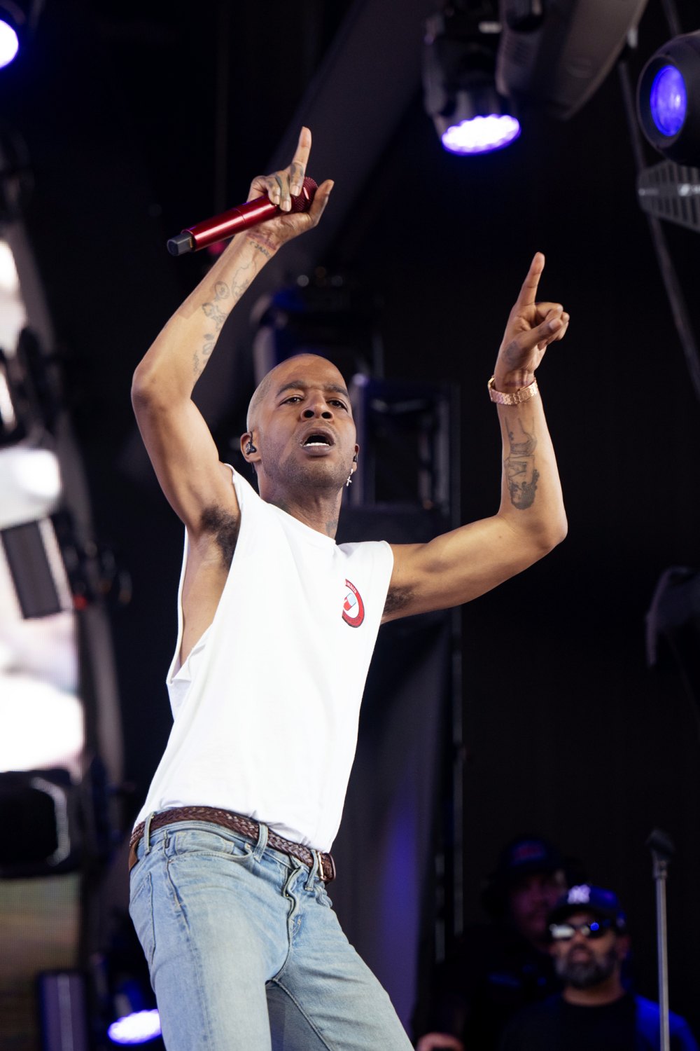 Kid Cudi Broke His Foot by Jumping off the Coachella Stage