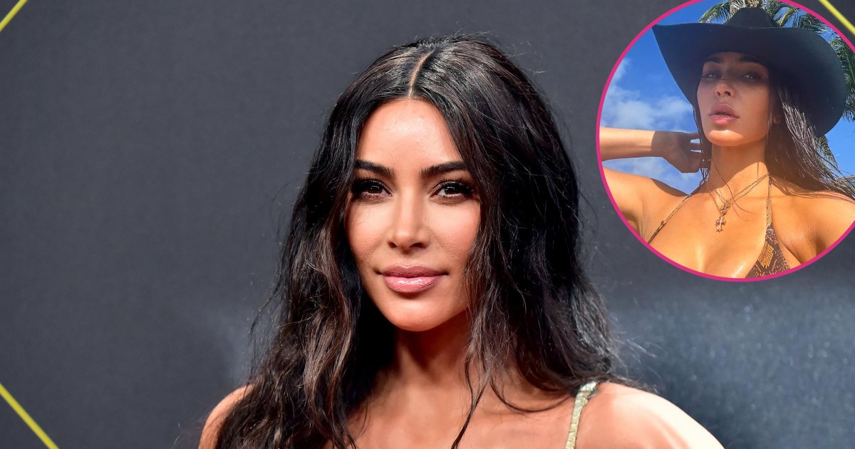 Kim Kardashian Channels Her Inner Cowgirl on Turks Vacation 