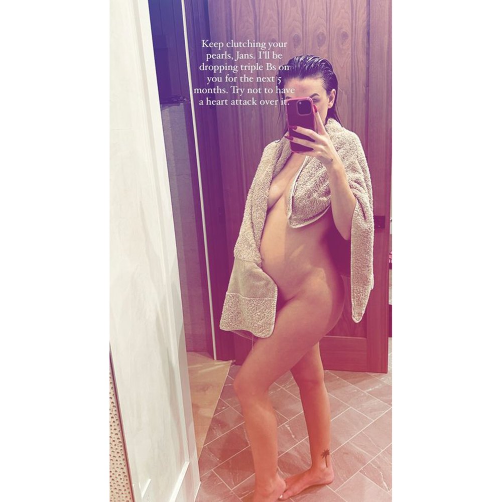 Lala Kent Defends Criticism Over Her Nude Pregnancy Selfies by Posting More