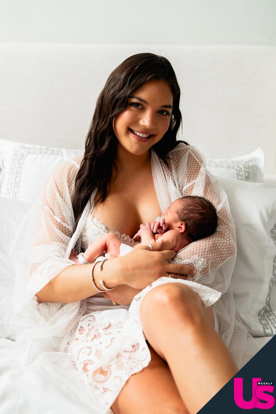 'Love Is Blind' Alum Giannina Gibelli Gives Birth, Welcomes 1st Baby With Blake Horstmann MS
