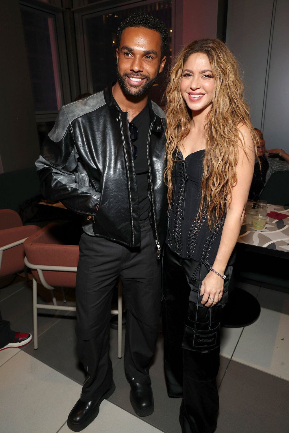 Lucien Laviscount and Shakira