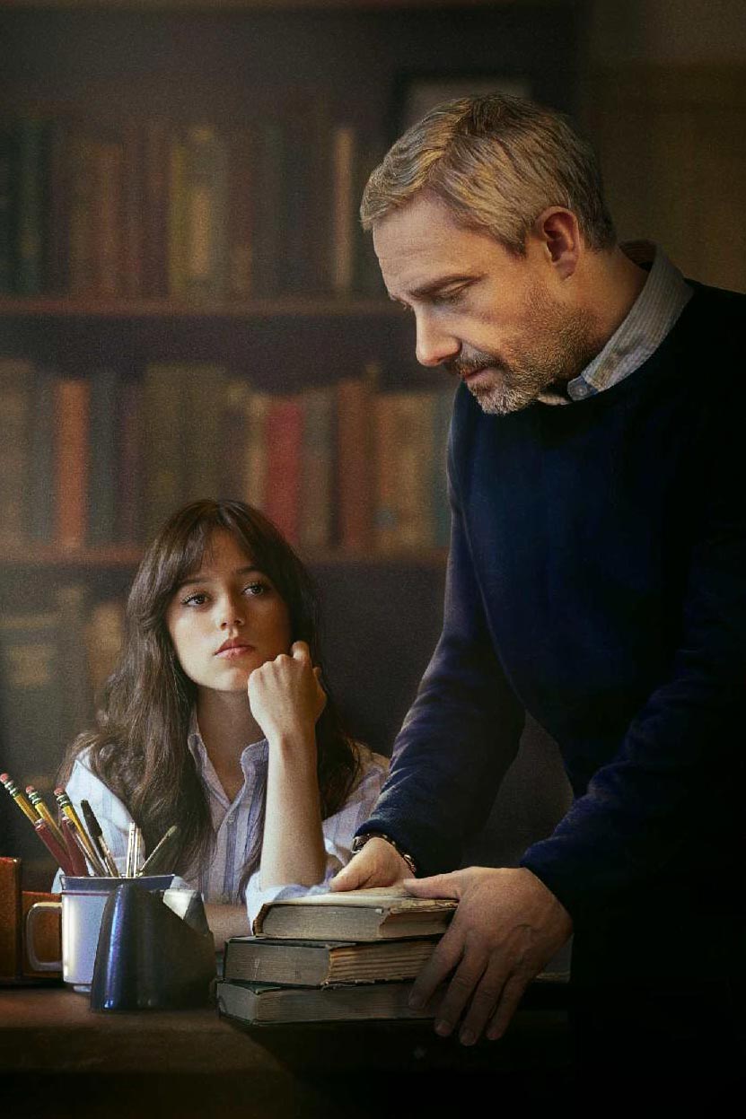 Martin Freeman compares Miller's girls' age difference controversy with Jenna Ortega to Schindler's List 352