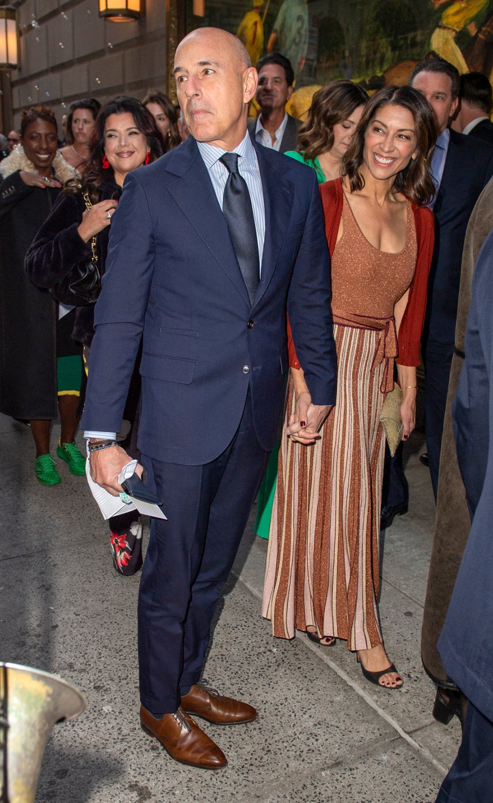 Matt Lauer and Girlfriend Hold Hands at Don Lemon's Wedding