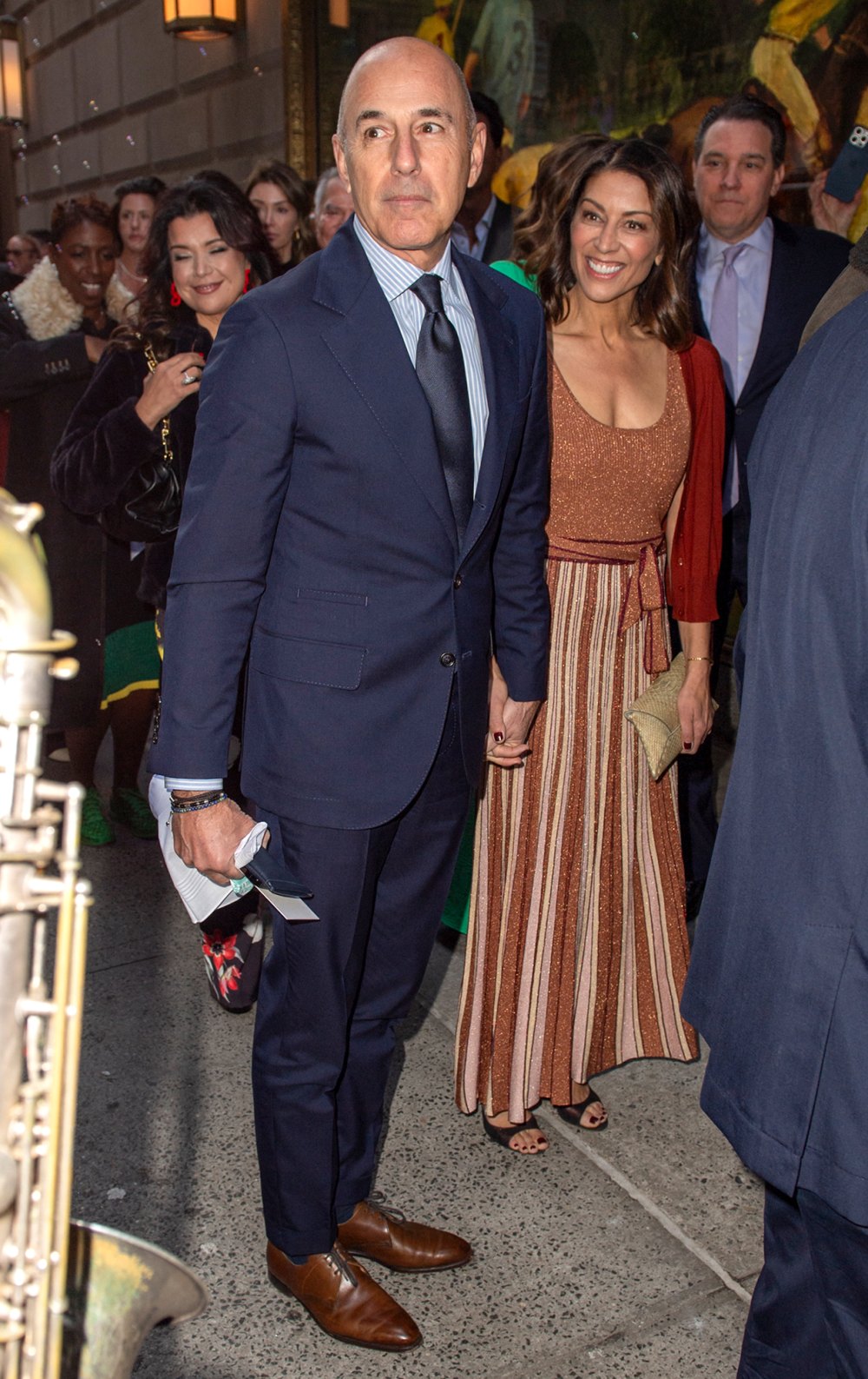 Matt Lauer and Girlfriend Hold Hands at Don Lemon's Wedding