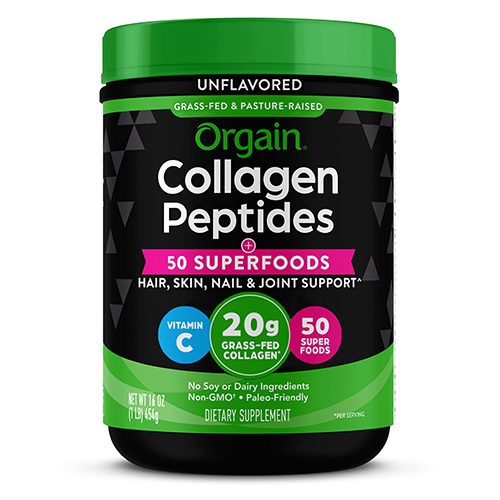 Orgain Hydrolyzed Collagen Peptides + 50 Superfoods
