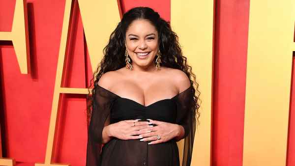 Pregnant Vanessa Hudgens Jokes About Skipping Coachella 2024 Vanity Fair Oscar Party