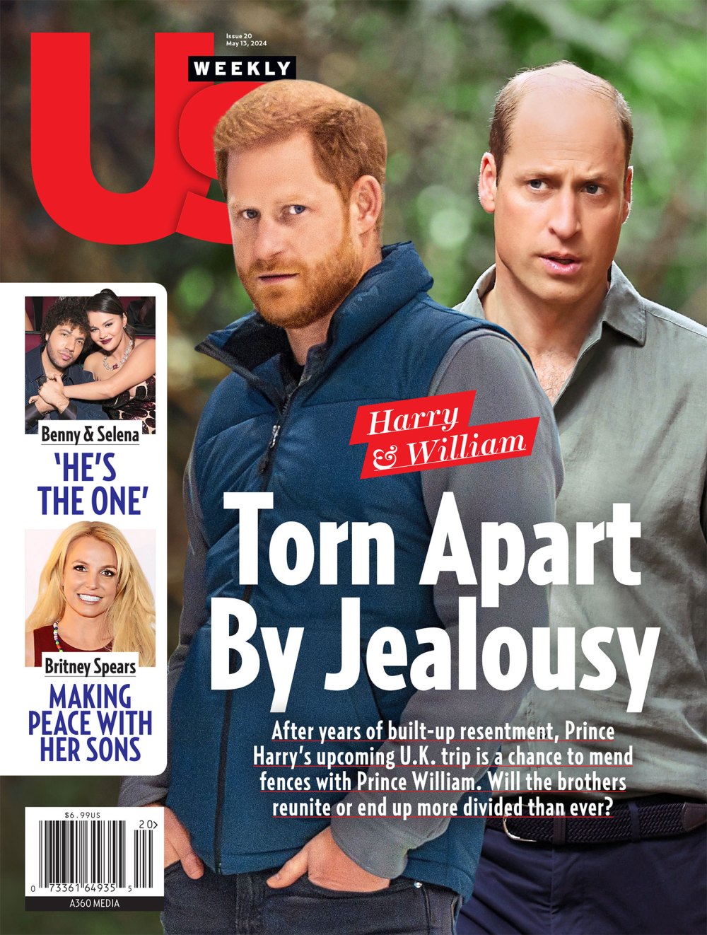 Prince Harry and Prince William Us Weekly 2420 Cover
