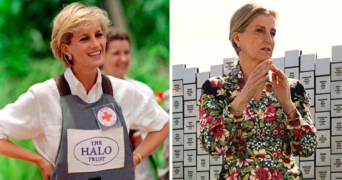 duchess sophie dress similar princess diana Sophie, Duchess of Edinburgh and Princess Diana
