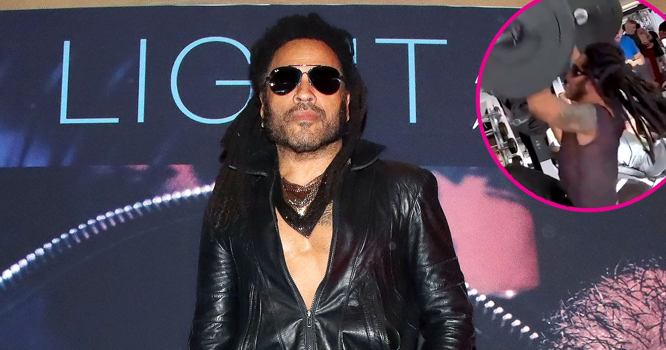 Lenny Kravitz Hits the Gym in Leather Pants and a Sheer Tank Top - Vimarsana News