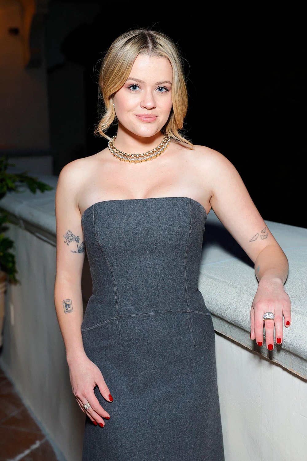 Reese Witherspoon's daughter Ava shows off tattoos at Tiffany Co Event 293