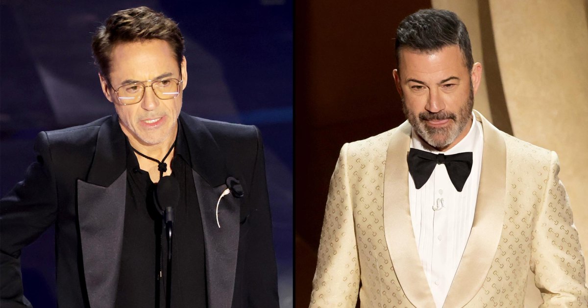 Robert Downey Jr Stays Unbothered by Jimmy Kimmels Oscar Joke About Past Drug Addiction