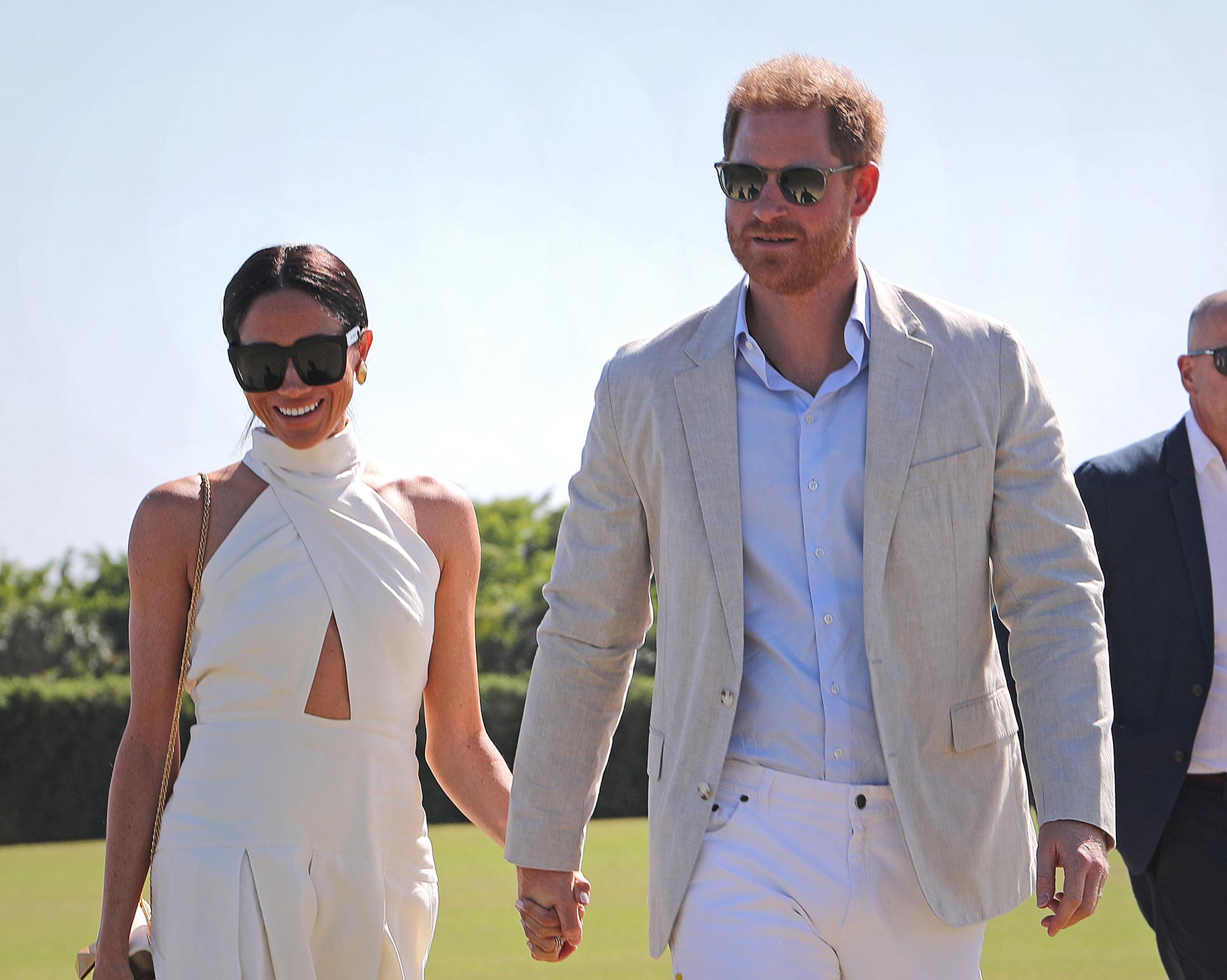 Meghan Markle Joins Husband Prince Harry at Sentebale Charity Polo Match