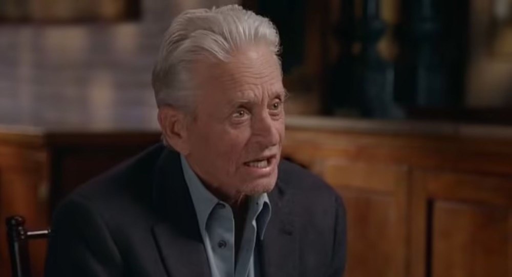 MIchael Douglas learns he's related to scarlee johansson