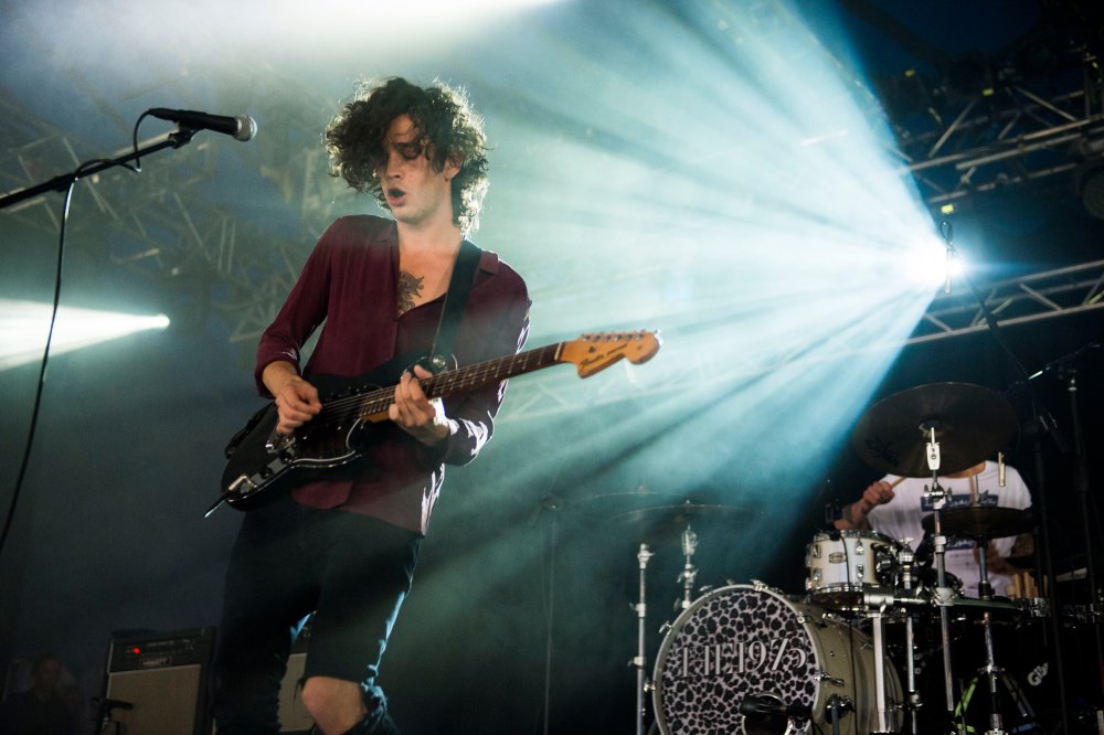 Taylor Swift Smitten cheers on Matty Healy at the 2014 show