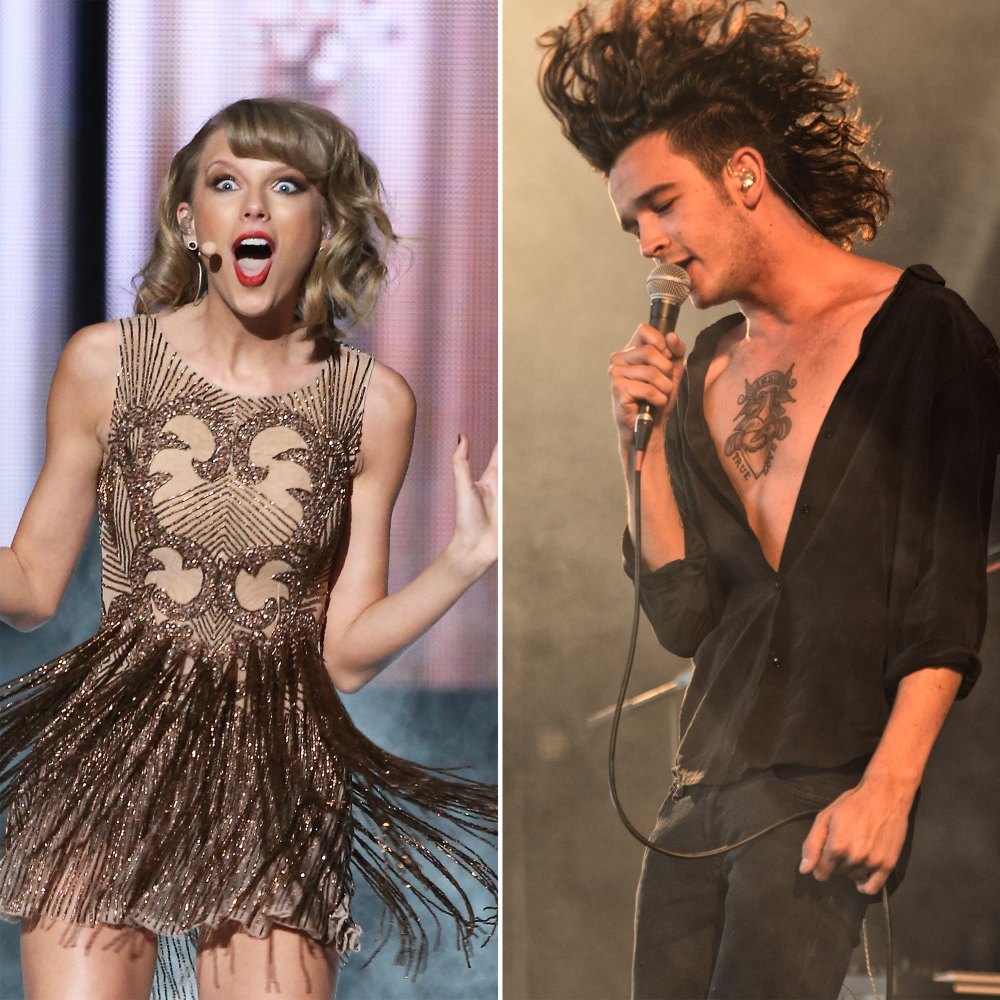 Taylor Swift Smitten Cheering for Matty Healy at 2014 Show