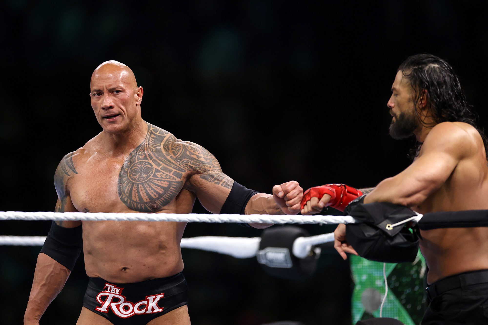 The Rock Returns to Wrestlemania in Philly, Meets Jason Kelce