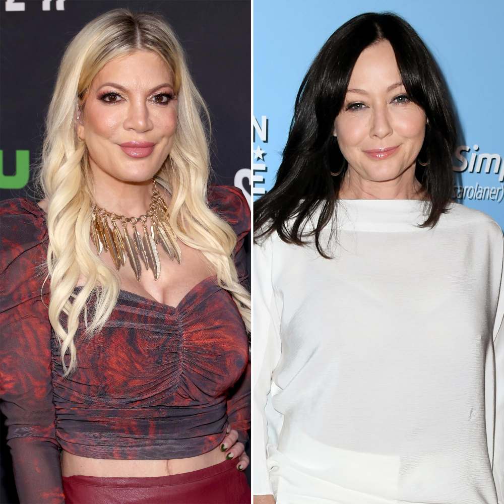 Tori Spelling Left a &lsquo;Big Ass Blood Stain&rsquo; from Losing Virginity on a Dress Shannen Doherty Borrowed