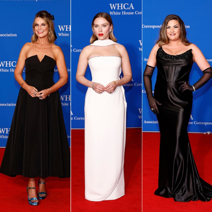 Savannah Guthrie, Scarlett Johansson and Brittany Cartwright at the White House Correspondents' Dinner