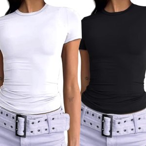 Abardsion Slim Fit Short Sleeve T-Shirt Amazon