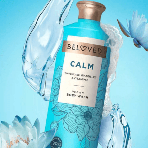 Beloved Calm Vegan Body Wash with Turquoise Water Lily & Vitamin E
