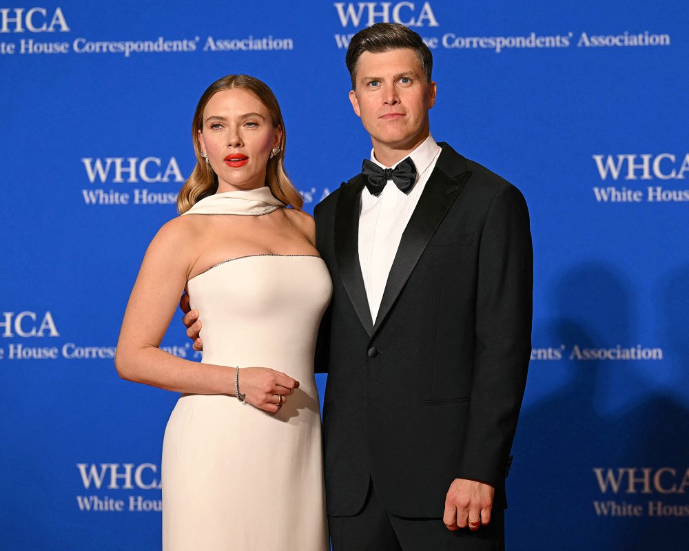 Colin Jost sabe que é o ‘segundo cavalheiro’ de Scarlett Johansson e elogia seu apoio no jantar WHCA