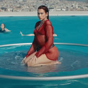 Dua Lipa Parties in Barcelona in Wet and Wild Video For New Song Illusion