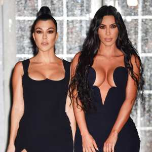 Kourtney Kardashian Pokes Fun at Kim Kardashians Infamous Diamond Earring Moment