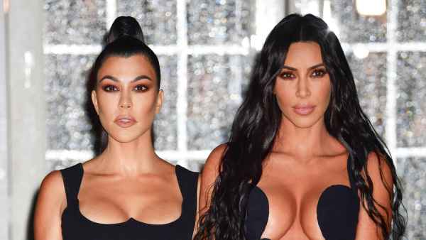 Kourtney Kardashian Pokes Fun at Kim Kardashians Infamous Diamond Earring Moment