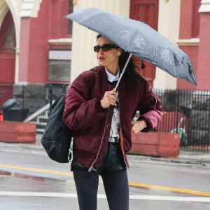 Irina Shayk in New York City on April 3, 2024.