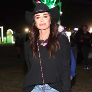 Kyle Richards at Neon Carnival in Thermal, CA on April 13, 2024.