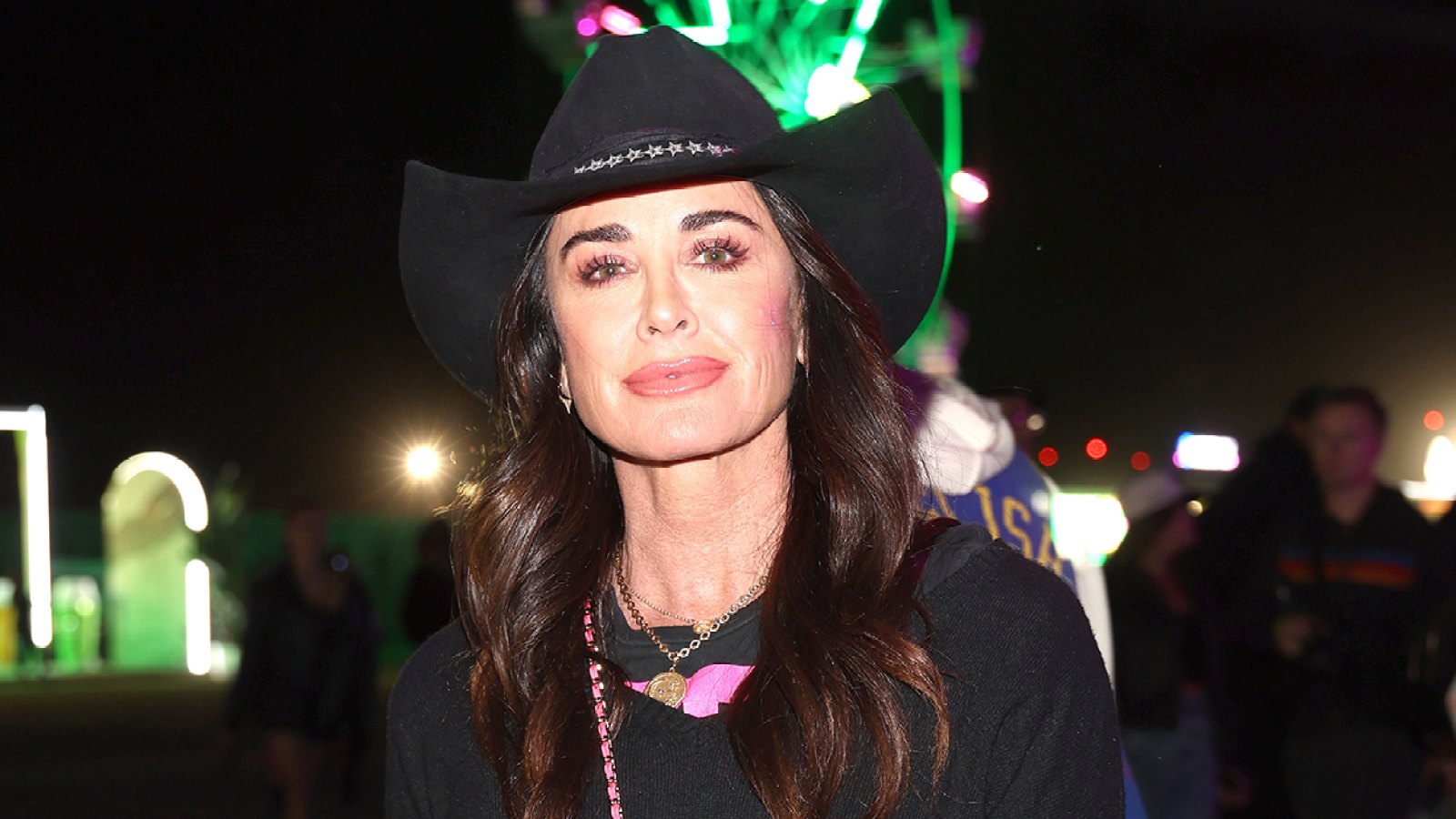 Kyle Richards at Neon Carnival in Thermal, CA on April 13, 2024.