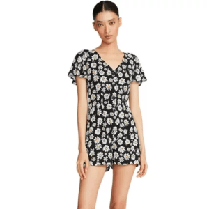 Luv Betsey Button Front Romper