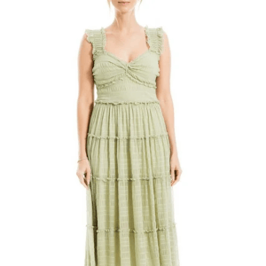 Max Studio Mesh Midi Dress