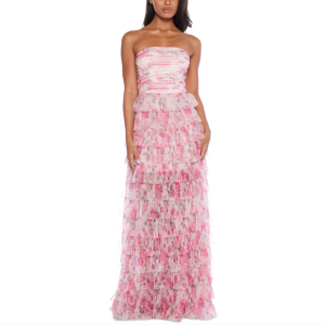 ruffled maxi dress