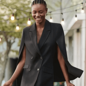 Scoop Cape Blazer