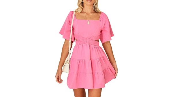 spring mini dress