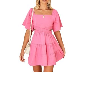 spring mini dress