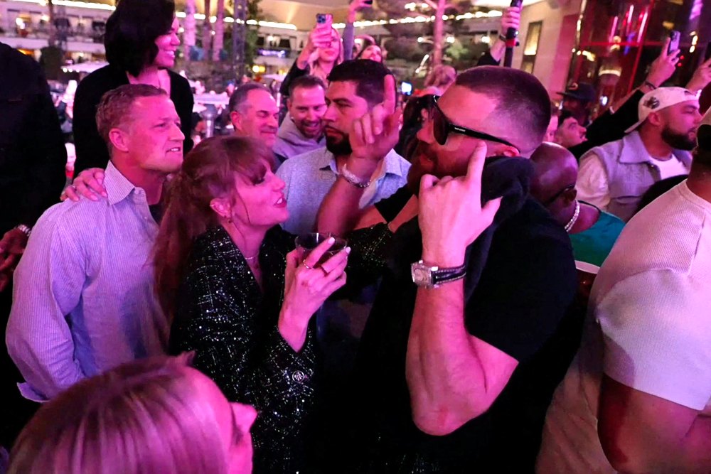Taylor Swift and Travis Kelce Dance the Night Away at Coachella During Bleachers and Ice Spice Sets