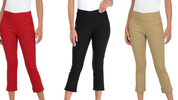 Terry Cloth Capri Pants