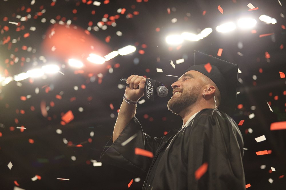 Travis and Jason Kelce End ‘New Heights’ Live With University of Cincinnati Graduation Ceremony