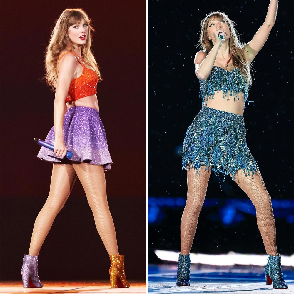 Taylor Swift Now Wears 2 Different Color Shoes During Eras Tour Performance of 1989