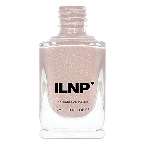 Best Chip Resistant: ILNP Birthday Suit Cashmere Pink Holographic Nail Polish
