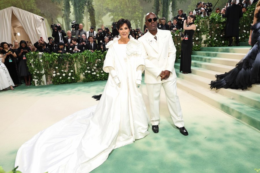 Kris Jenner Corey Gamble The Hottest Couples on the 2024 Met Gala Red Carpet