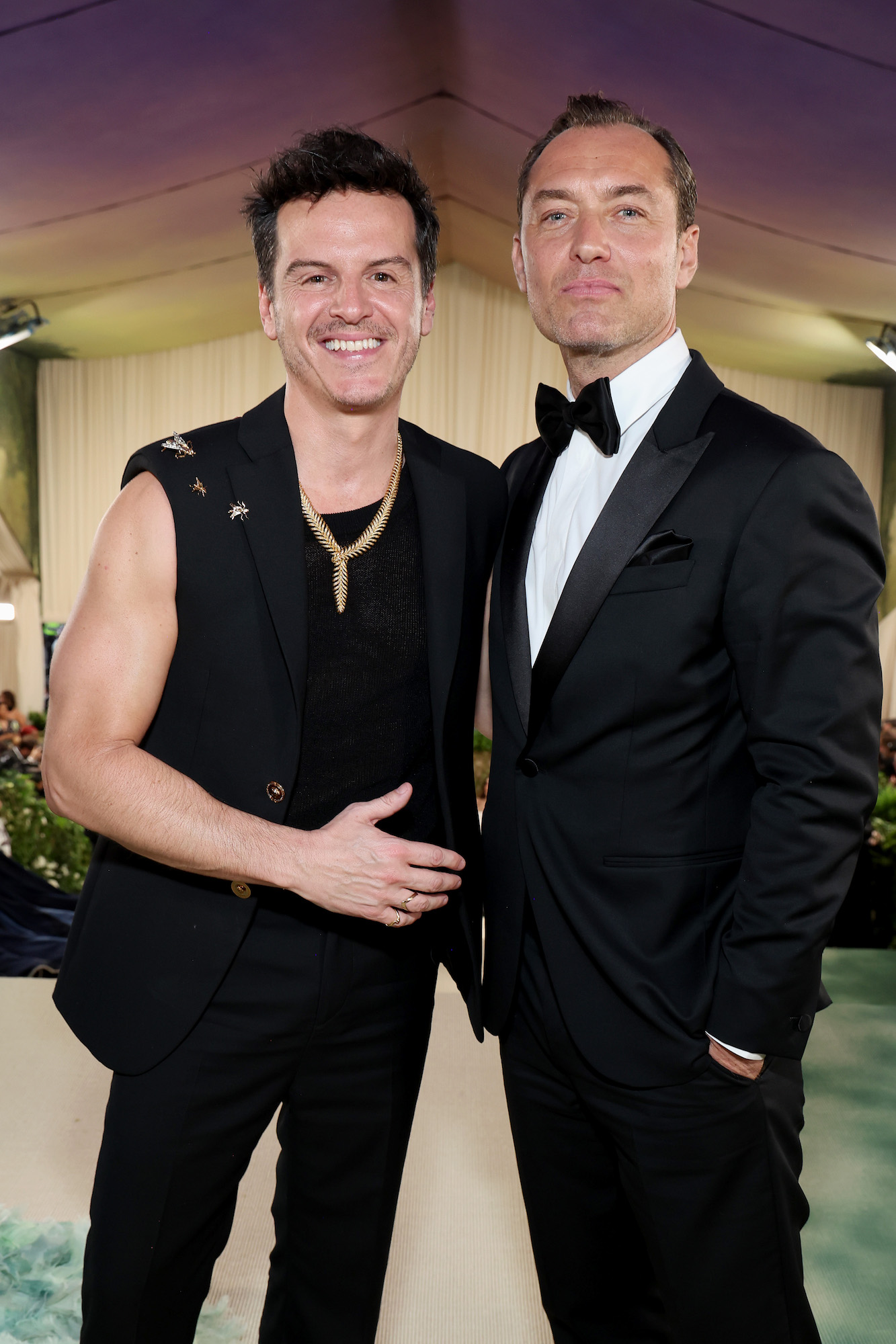 Andrew Scott and Jude Law Have a ‘Talented Mr. Ripley’ Meetup at Met Gala