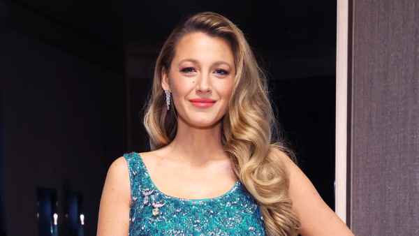 Blake Lively Is Beautiful in Blue at Tiffany & Co Event