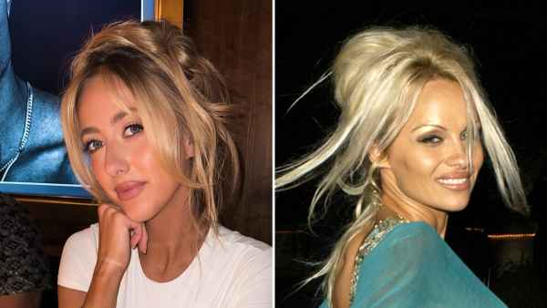 Brittany Mahomes Channels Her Inner Pamela Anderson