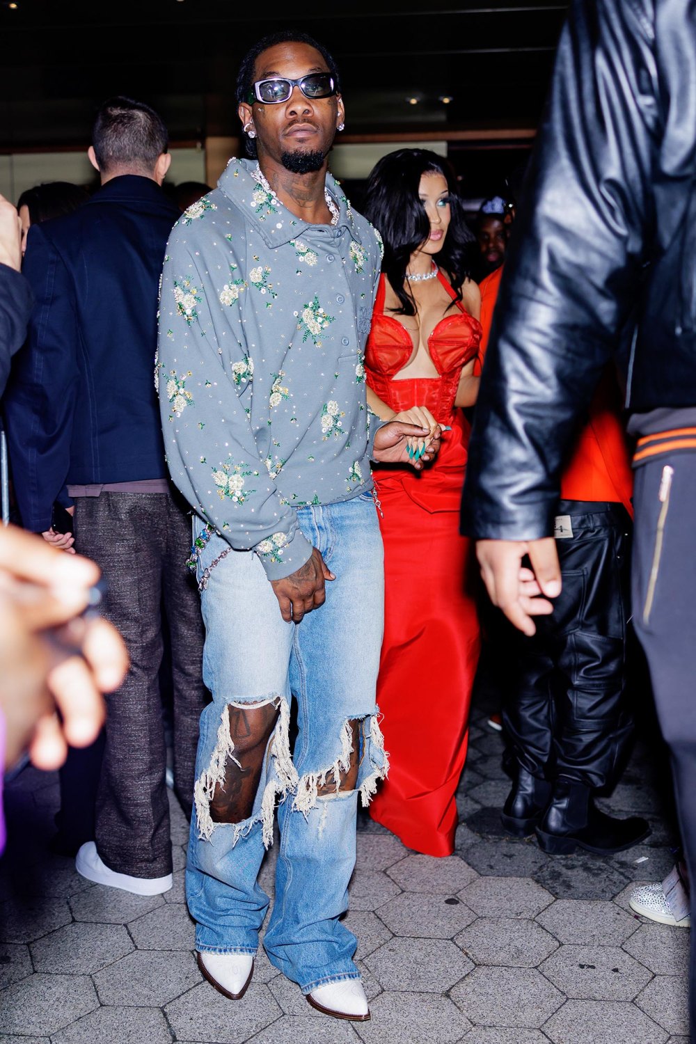 Cardi B and Husband Offset Hold Hands at Star Studded Met Gala After Party Following Recent Split