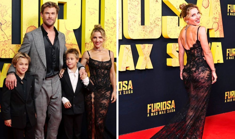 Chris Hemsworth's wife Elsa Pataky wears racy dress at Thor red carpet