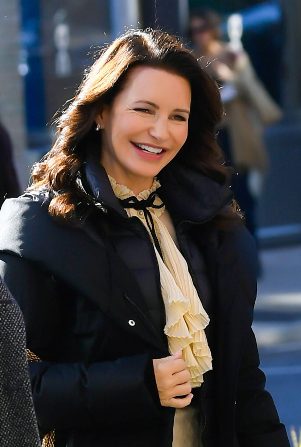 Kristin Davis has revealed a fresh-faced face after dissolving fillers
